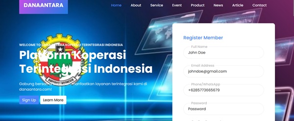 Danaantara Platform Koperasi Terintegrasi Indonesia BTF TAEKWONDO